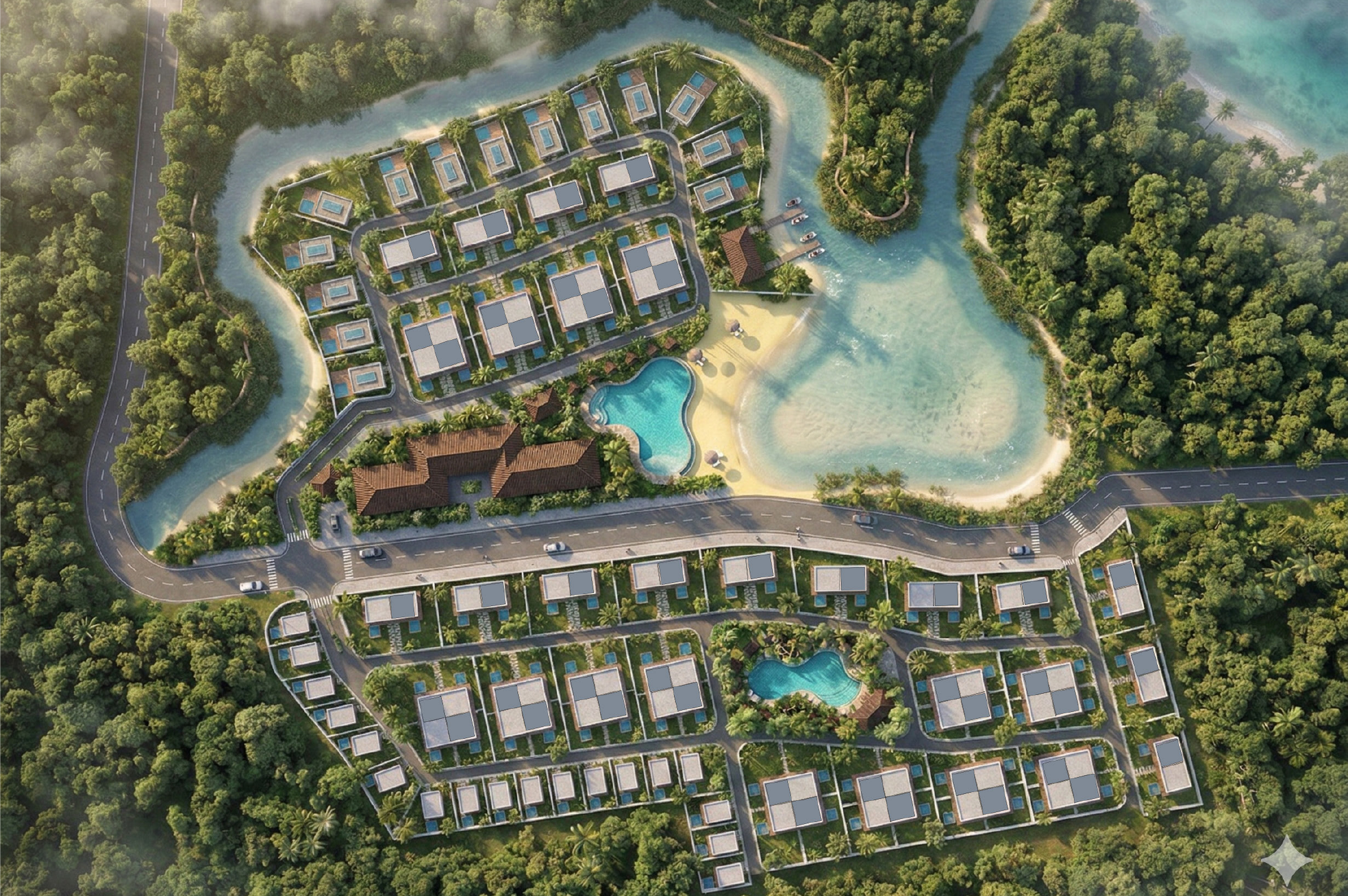 Plan resortu Satoshi 2