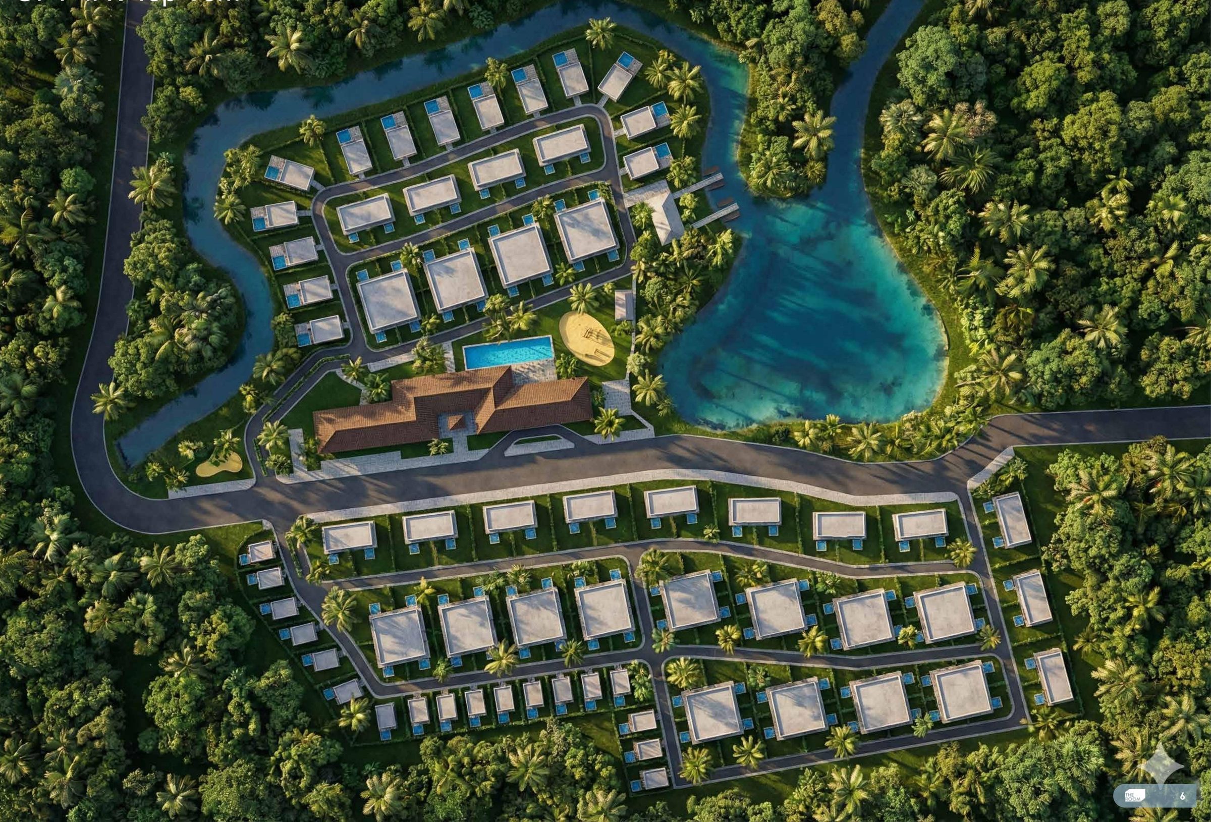 Resort z lotu ptaka